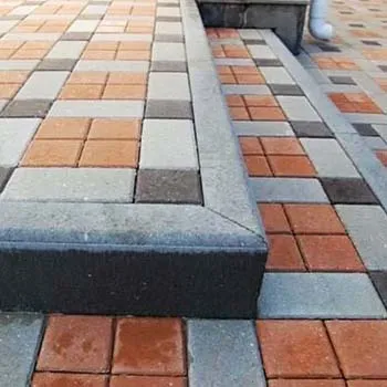 Примеры укладки бордюров 