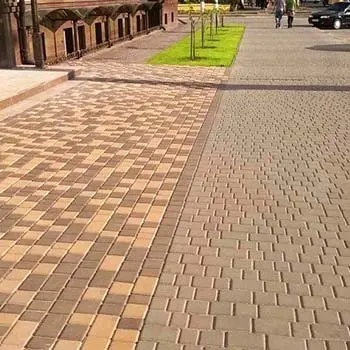 Примеры укладки брусчатки 