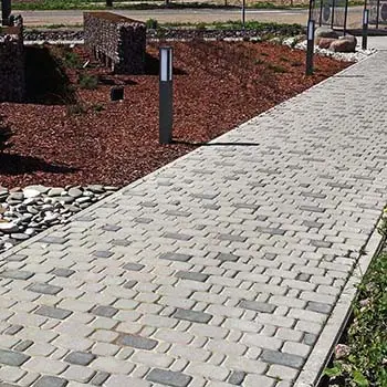 Примеры укладки брусчатки 