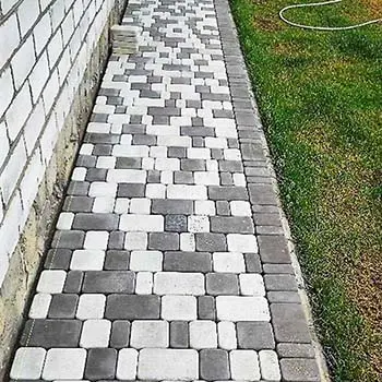Примеры укладки брусчатки 