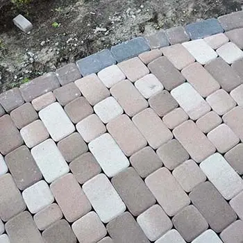 Примеры укладки брусчатки 